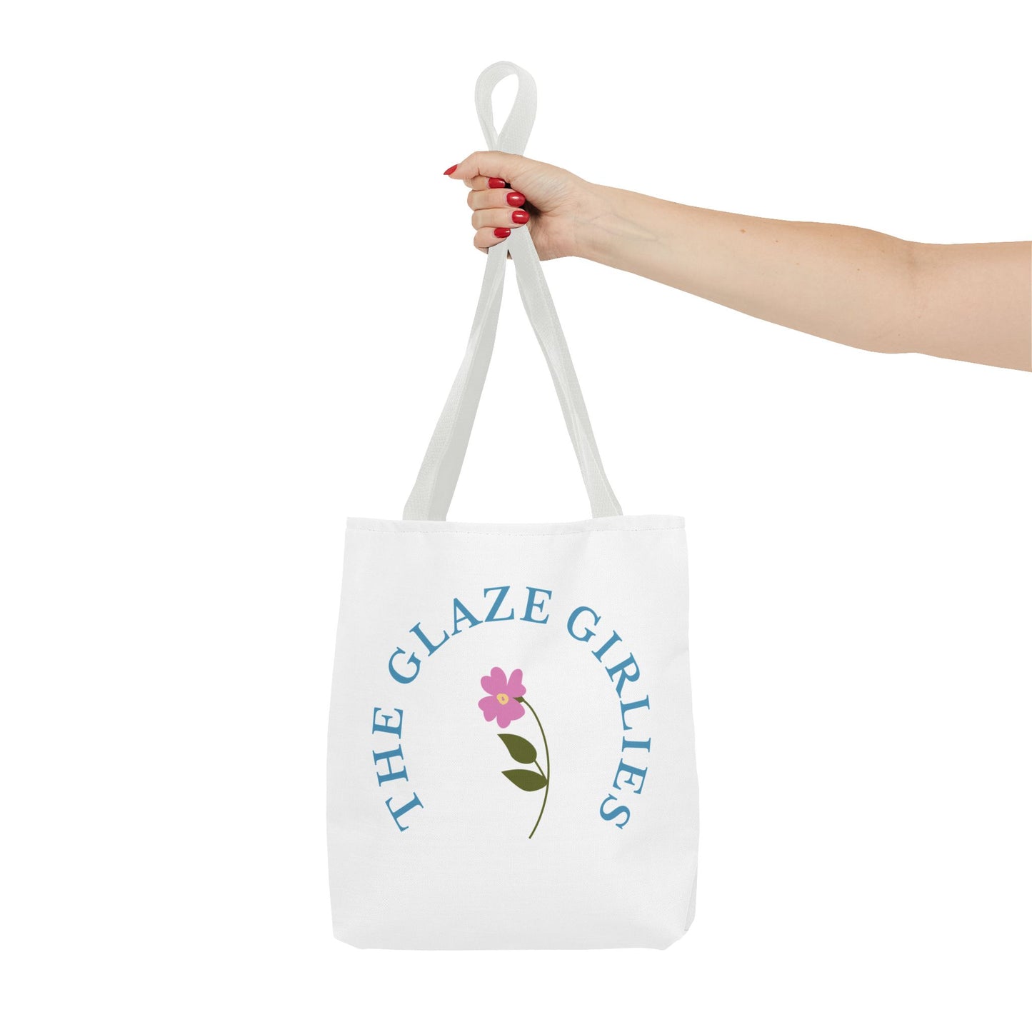 The Glaze Girlies Floral Logo Tote Bag